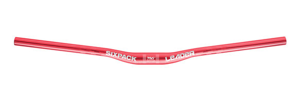SIXPACK-RACING Handlebar LEADER 31.8x750mm Red (201511)