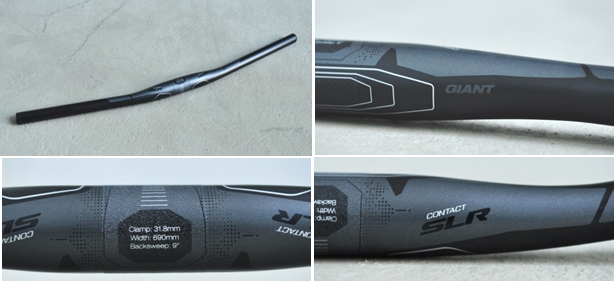 GIANT Handlebar CONTACT SLR Carbon 31.8x690mm Black