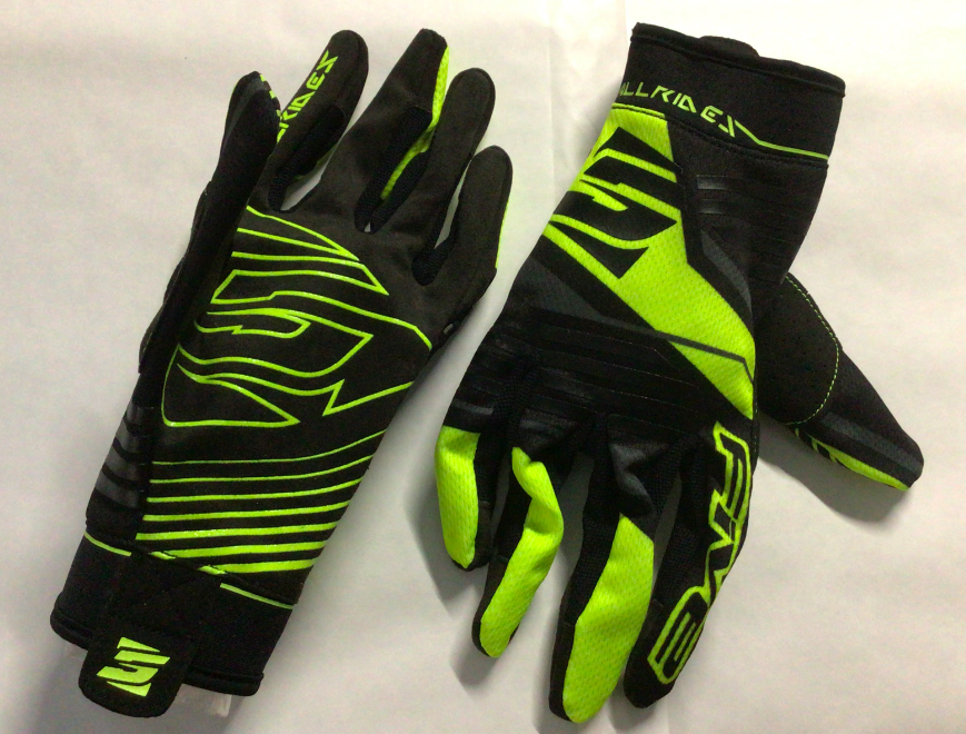 FIVE Pairs Gloves ALL RIDES Replica  Black /Fluo Size M (C0217023309)