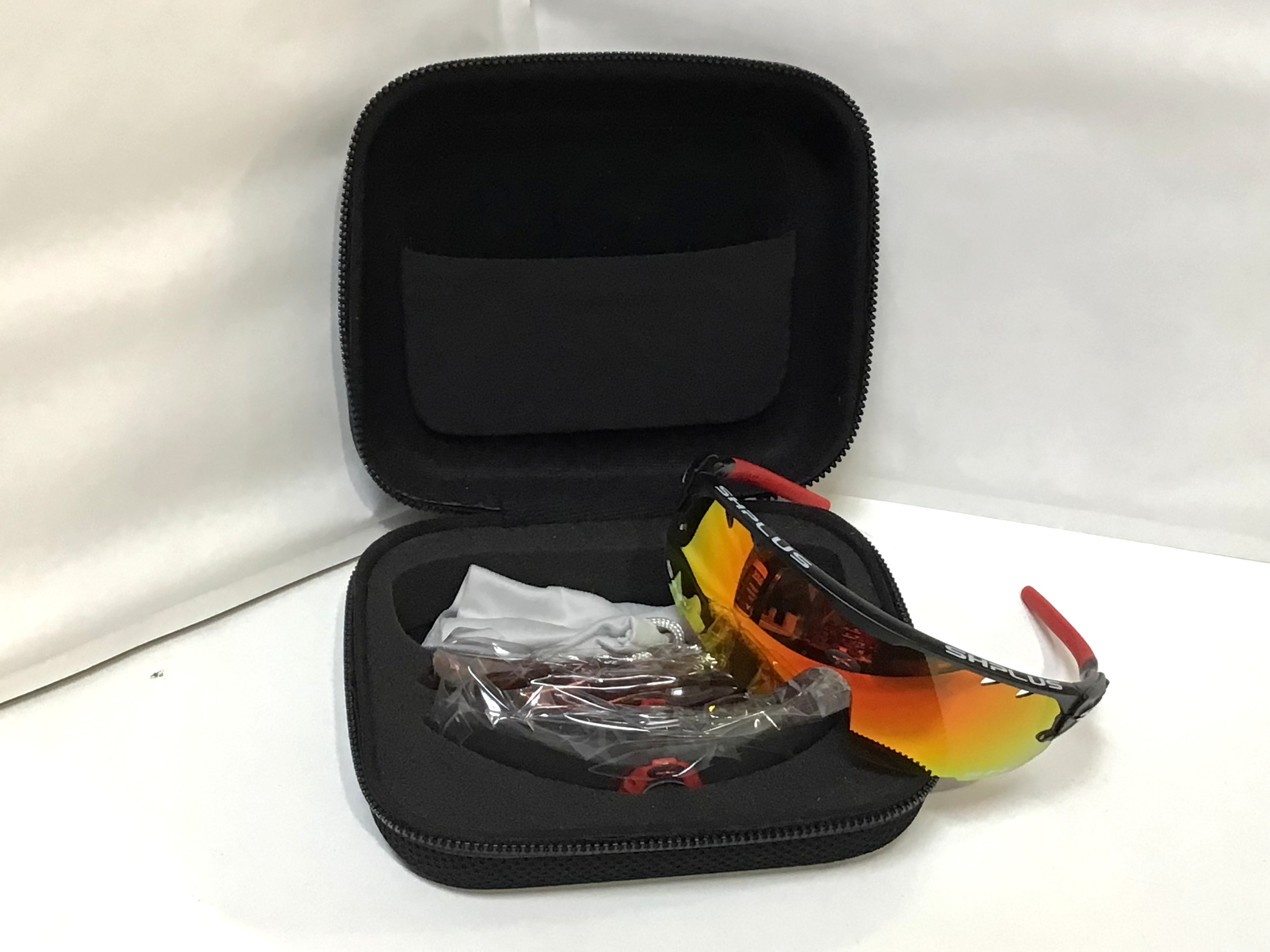 SH+ Sunglasses RG4800 Black Revo Laser Red