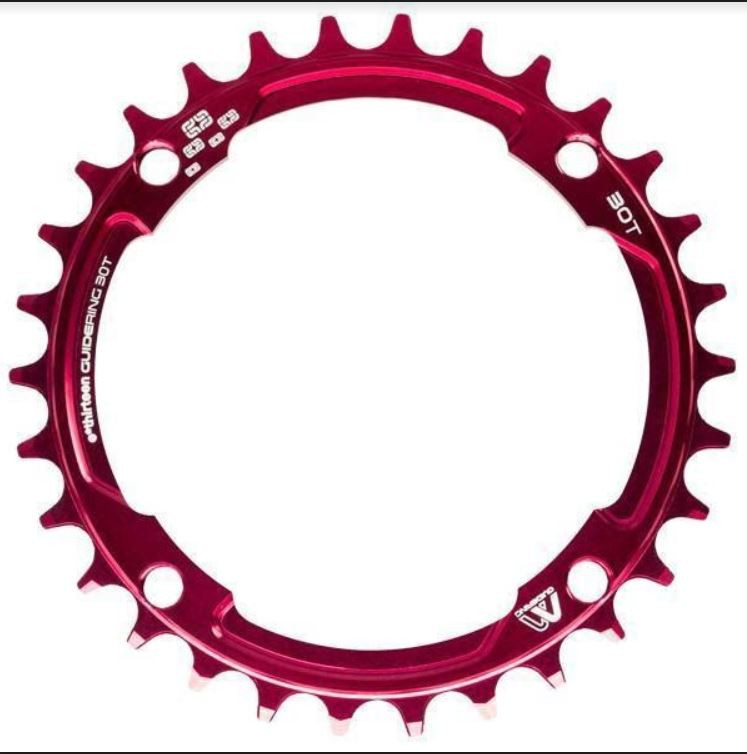 E-THIRTEEN Chainring Guidering 32T Red (CR.M-104.32.R)