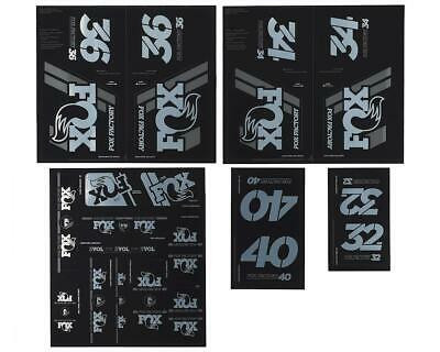 FOX RACING SHOX Kit Stickers Heritage Decal for Forks and Shocks Chrome (803-01-341)