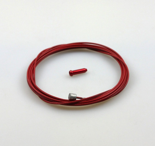 KCNC Câble intérieur téfloné - Pour dérailleurs 2.1m - Rouge (4710887255351)