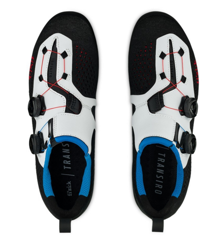 FIZIK Paire de Chaussures TRANSIRO R1 Knit Black/White Size 46 (TRR1INKN1-1020-46)