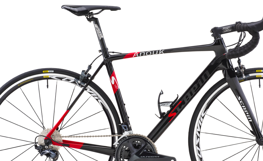 SCAPIN 2019 Cadre ANOUK Carbon + Fourche Taille L Black/Red