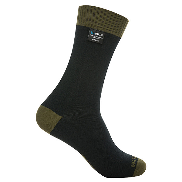 DexShell Chaussettes Thermlite Merino Wool Black/Olive Taille S (DS626O_S)