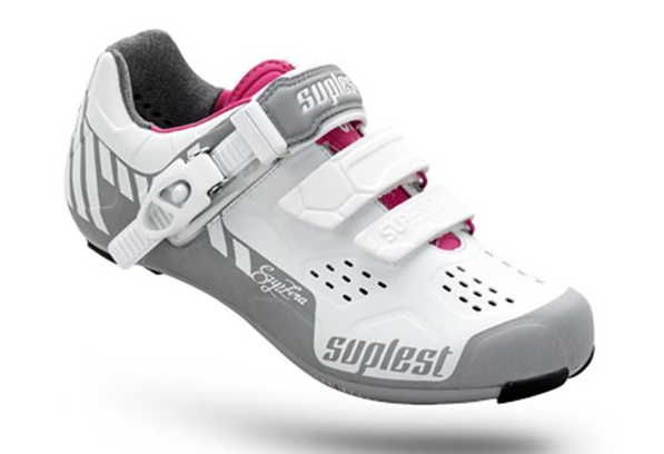 SUPLEST Chaussures STREETRACING SupZero Buckle LADY Silver/White/Red Taille 41 (01.026.41)