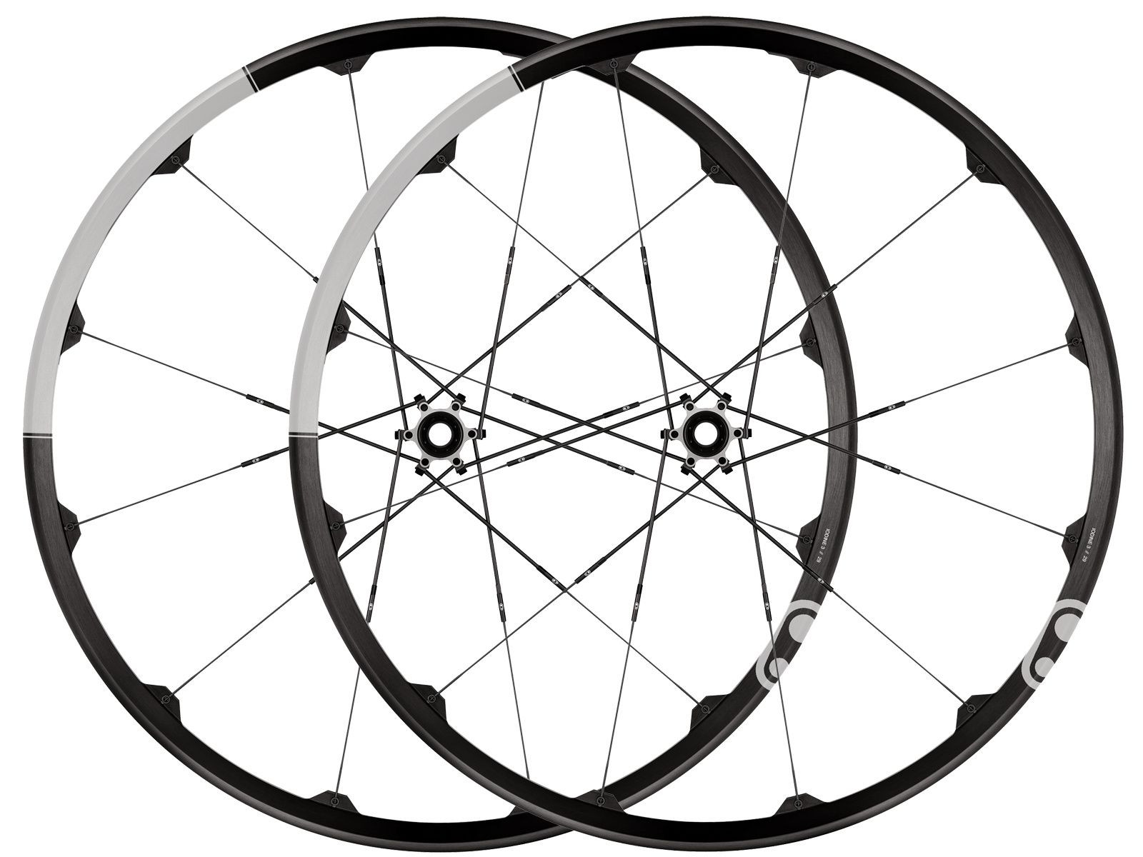 CRANKBROTHERS 2020 Paire de roues IODINE 3 27.5" Disc 6-bolts (15x100mm / 12x142mm) Sliver/Black (16136)
