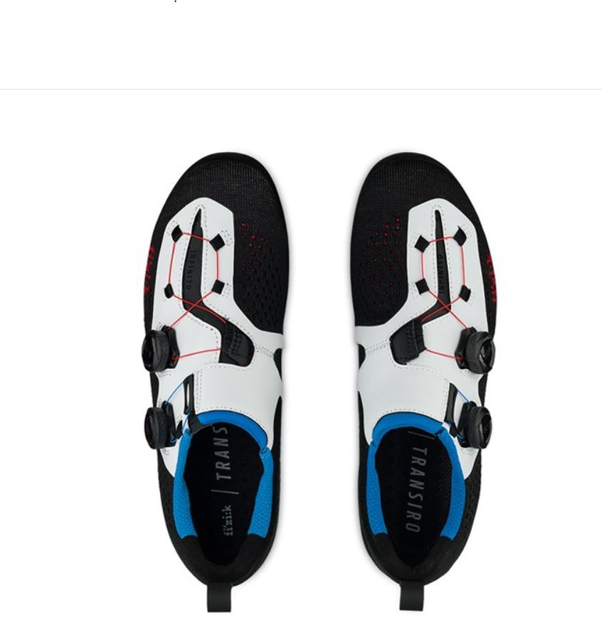 FIZIK Paire de Chaussures TRANSIRO R1 Knit Black/White Size 41.5 (TRR1INKN1-1020-415)