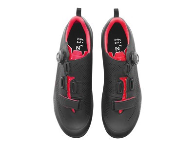 FIZIK Paire de Chaussures Terra X5 Black/Red Size 38 (X5TERRA18-1030-38)