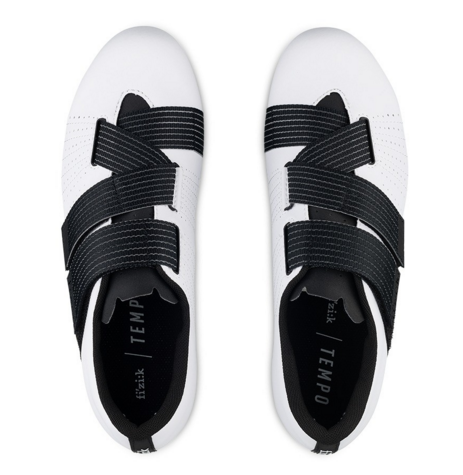 FIZIK Paire de Chaussures Tempo R5 Powerstrap White/black Size 45.5 (TPR5PSPU1-2010-455)