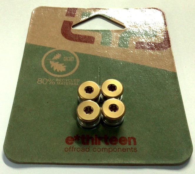 E-THIRTEEN Chainring Bolts Gold (CB.11.06.G)