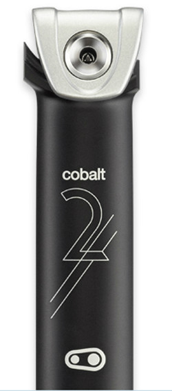 CRANK BROTHERS 2013 Seatpost Cobalt 2 setback 0mm 27.2x400mm Black/Silver (641300117052)