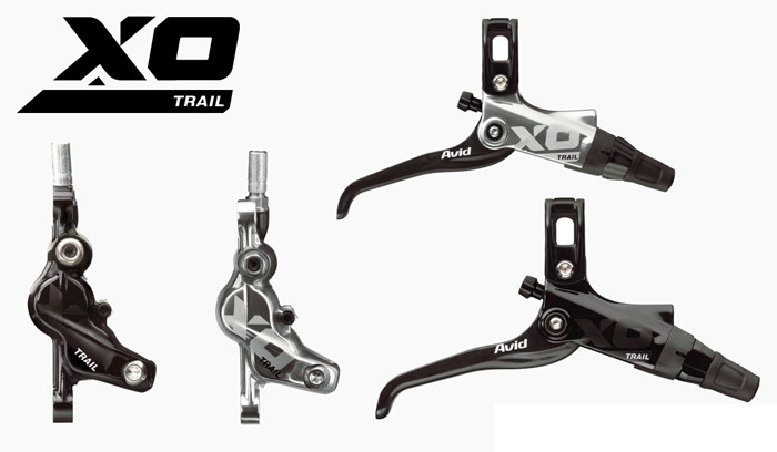 AVID 2013 Disc brake X0 Trail Carbon 200mm IS HS1 REAR Silver Polished (L.1800mm) (00.5018.002.011)