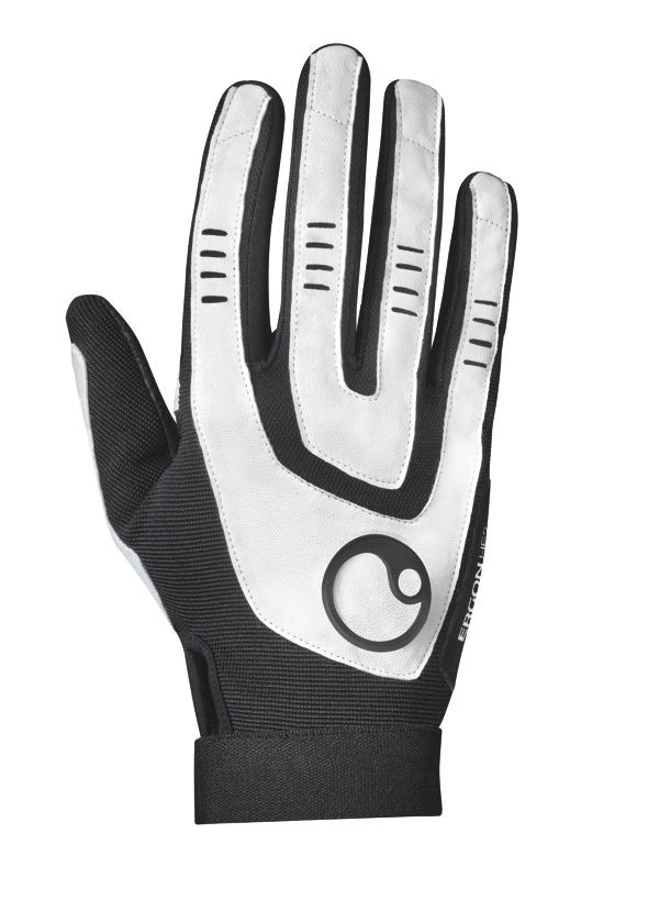 ERGON 2015 Gloves HE2 Black/White - Small (ER 227.BLK.S)