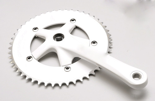 DRIVELINE Chainset Fixie 48T BCD 130mm 172.5mm White