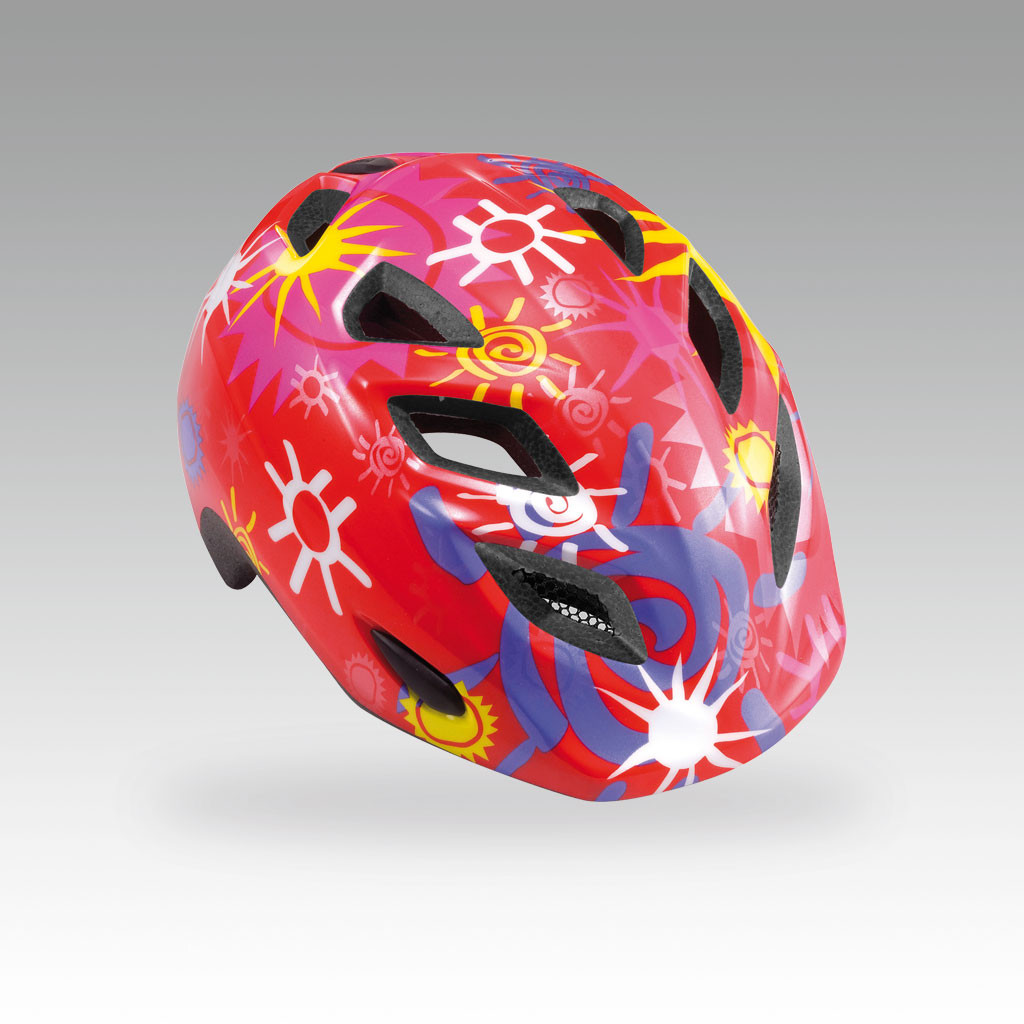 MET Helmet Elfo - Unisize (46 - 53cm) - Red sun
