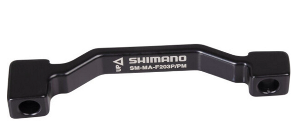 SHIMANO Disc Brake Adapter 180mm 203 F203P/PM Black (111.18088)