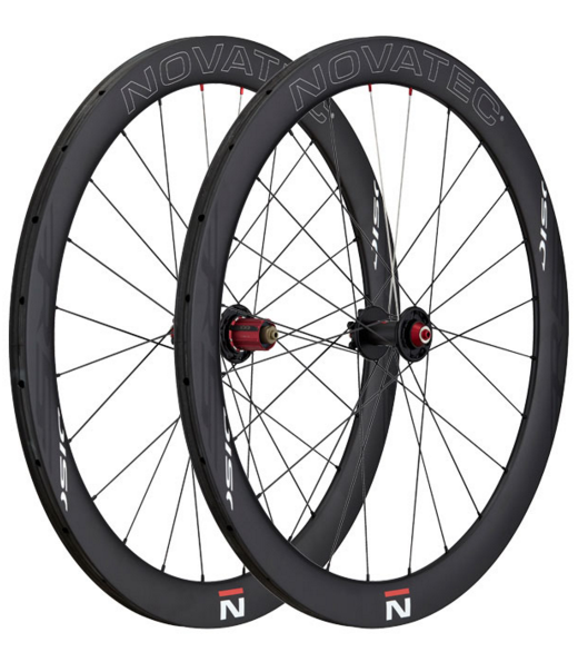 NOVATEC Wheelset R5 Carbon Disc Centerlock Clincher 700C (12x100mm / 12x142mm) Black 
