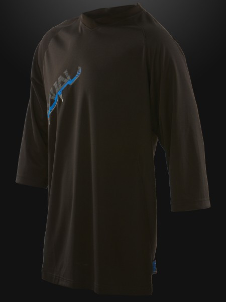 ROYAL Racing Jersey Fade 2014 3/4 Sleeves - Black/Blue - L (0034-53-540)
