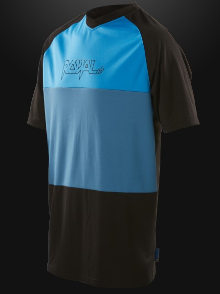 ROYAL Racing Jersey Stripe 2014 Short Sleeves - Blue/Black - L (0035-35-540)