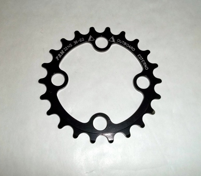 FRM Chainring 22t BCD 64mm 4 bolts Black