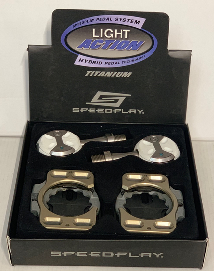 SPEEDPLAY Pair pedals LIGHT ACTION Titanium White (11170)