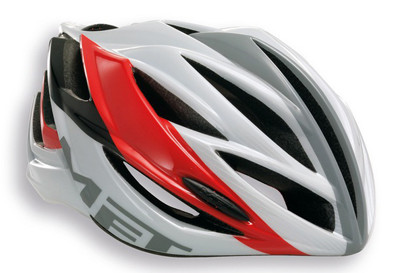 MET Helmet FORTE Black/White/Red Size M (MT3HELM84UNRS)
