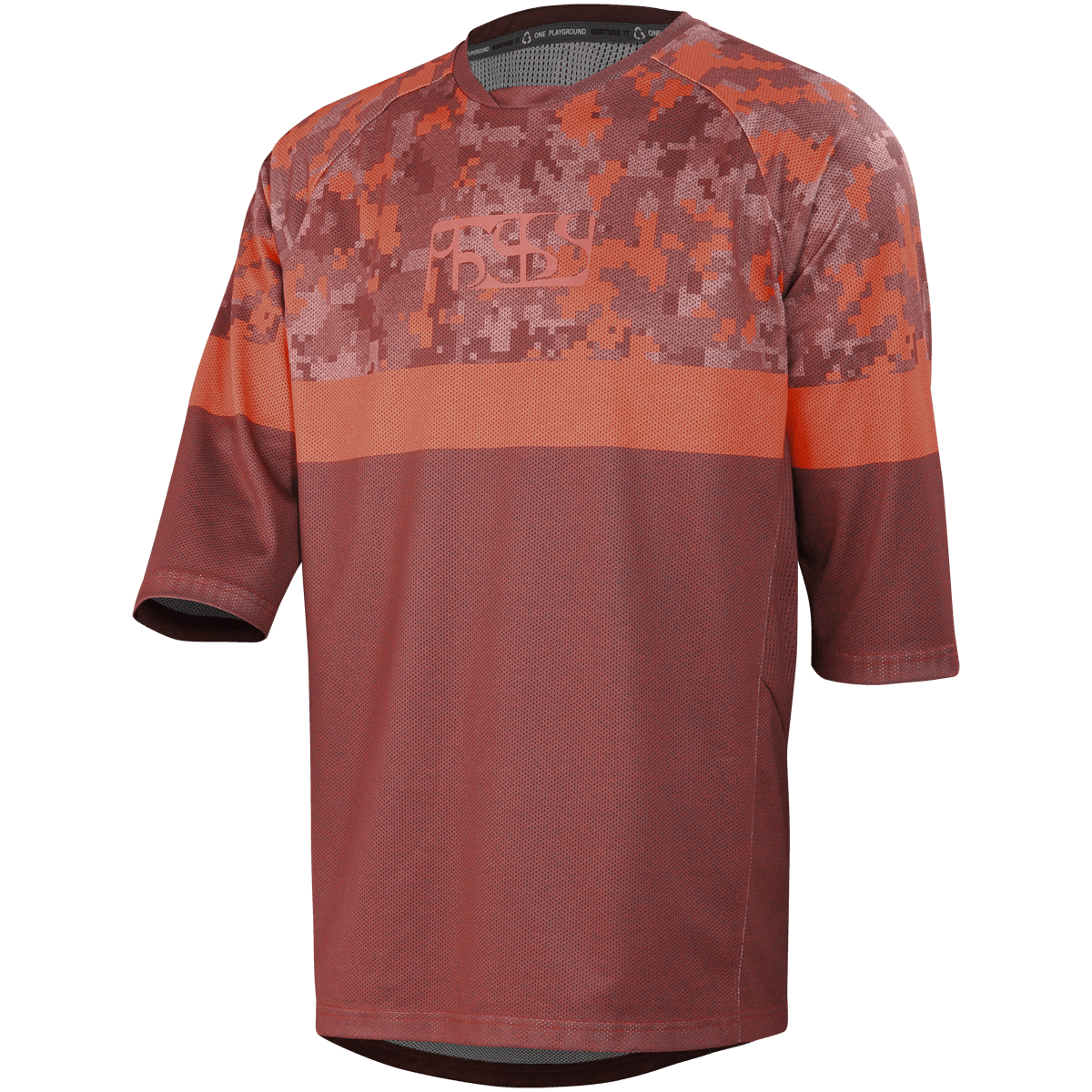 IXS Jersey Air Carve Night Red Camo Size S (473-510-9460-022-S)