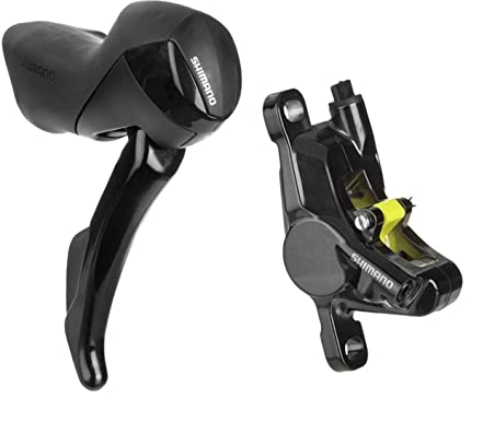 SHIMANO FRONT Disc Brake/Lever RS-505 PM 160mm w/o disc (L.750mm)  Black (KRS505GLFPRX075)