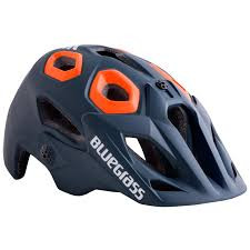 BLUEGRASS Helmet Golden EYES Blue Orange Texture  Size S (3HELG07S0BL)
