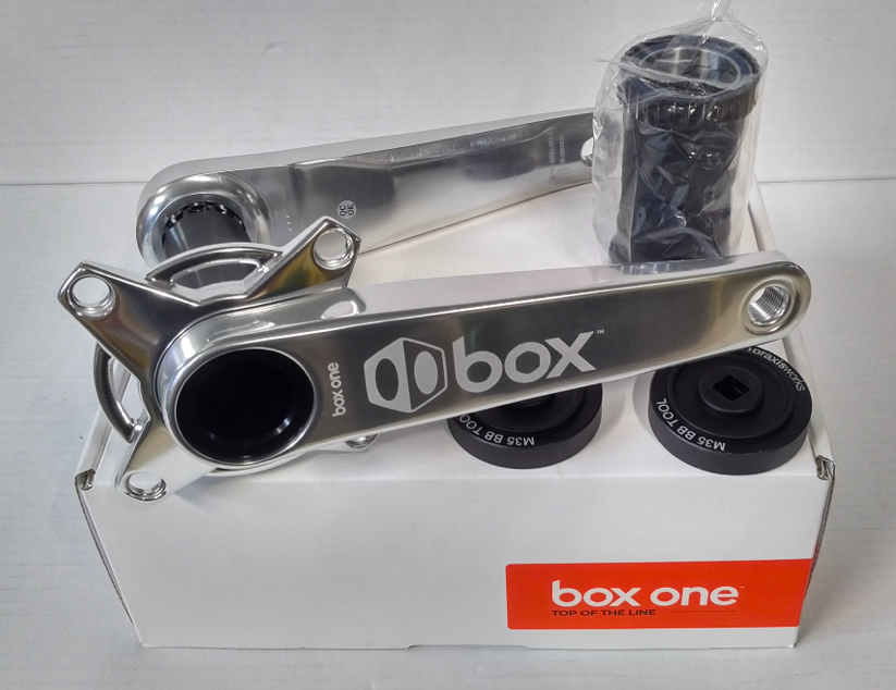 BOX ONE Chainset M35 177.5mm Silver + BB (BX-CK1335177-SL)