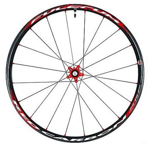 FULCRUM FRONT Wheel RED Carbon XRP 26" Disc 6-Bolts Black (RMC-11DFK)