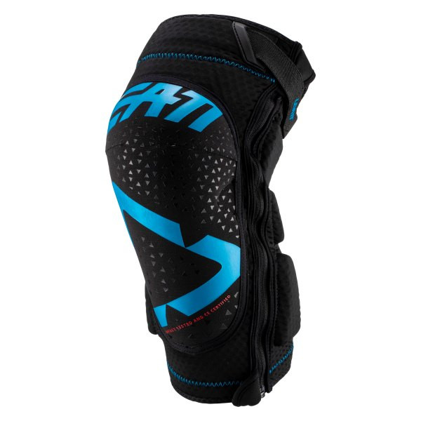 LEATT Pair Knee Guards 3DF 5.0 Zip Blue/Black Size S/M  (5019400510)