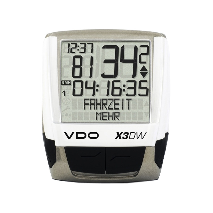 VDO 2015 Cycle Computer X3 DW - Digital Wireless - White (4037438071131)