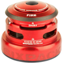 SIXPACK-RACING Headset FIRE 2in1 Red (811703)
