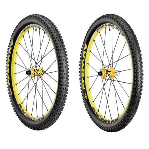 MAVIC 2015 Wheelset Crossmax ENDURO 27.5" Disc 6-bolts (15-20x100mm / 12x135 / 12x142mm) Yellow + Tyres (356.087.10 / RCZ Bike Shop