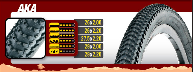 GEAX Tyre Aka 29x2.20 Folding Black (112.3A9.19.56.111HD)
