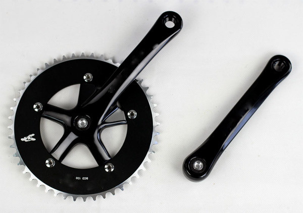 DRIVELINE Chainset Fixie 48T BCD 130mm 170mm Black