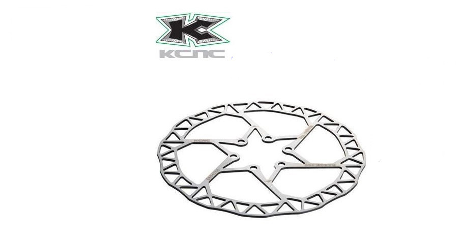 KCNC Disco Razor de 6 tornillos - 203mm plata