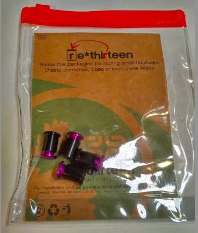 E-THIRTEEN Chainring Bolts Purple (CB.11.06.P)