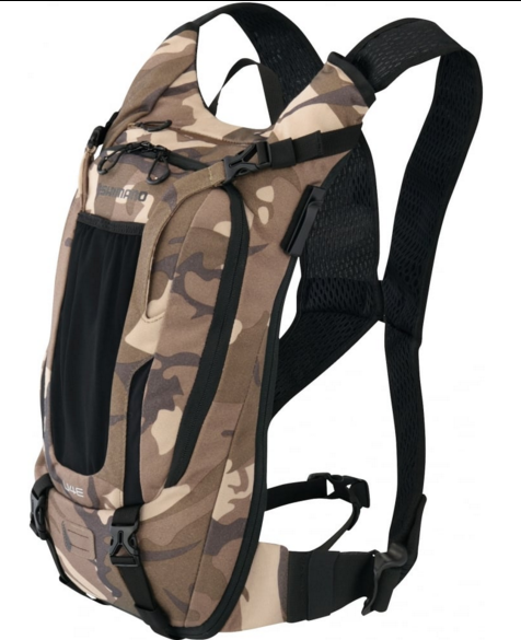 SHIMANO Hydration Backpack UNZEN 4L Camouflage with water bag (SHEBGDPMFR204UA0)