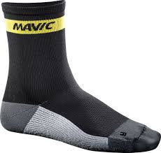MAVIC Socks Ksyrium Carbon Yellow size 35-38 (MS38080156)