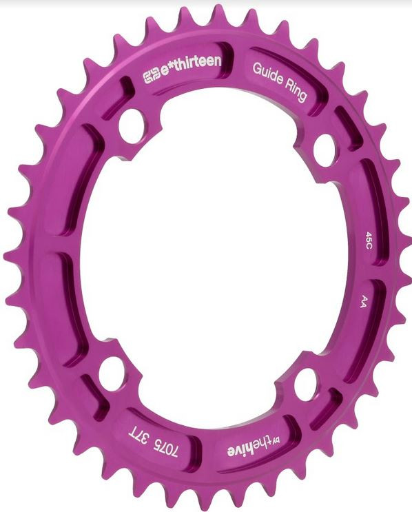 E-THIRTEEN Chainring Guidering 32T (4mm) Grape Drink Anodised (CR.32.P)
