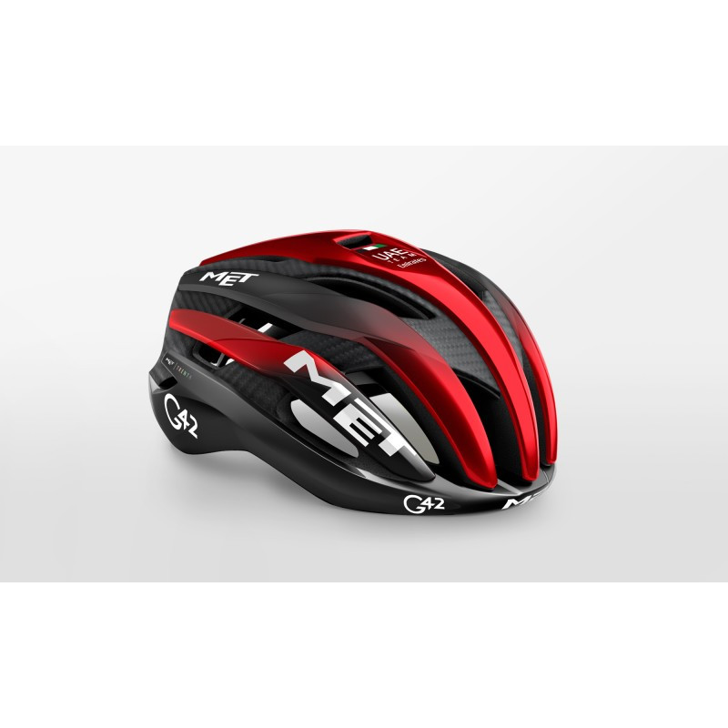 MET Helmet Road TRENTA 3K Carbon Size M Black/Red  (3HM116CE00MTE3)
