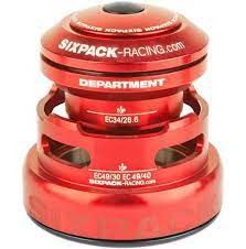 SIXPACK-RACING Headset DEPARTMENT 2in1 Red  (811707)