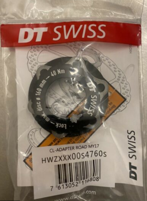 DT SWISS Centerlock to 6 bolt Disc Adapter (HWZXXX00S4760S)