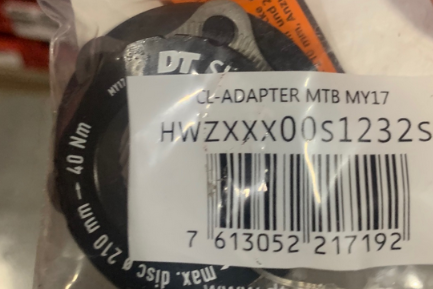 DT SWISS Centerlock to 6 bolt Disc Adapter MTB (HWZXXX00S1232S)