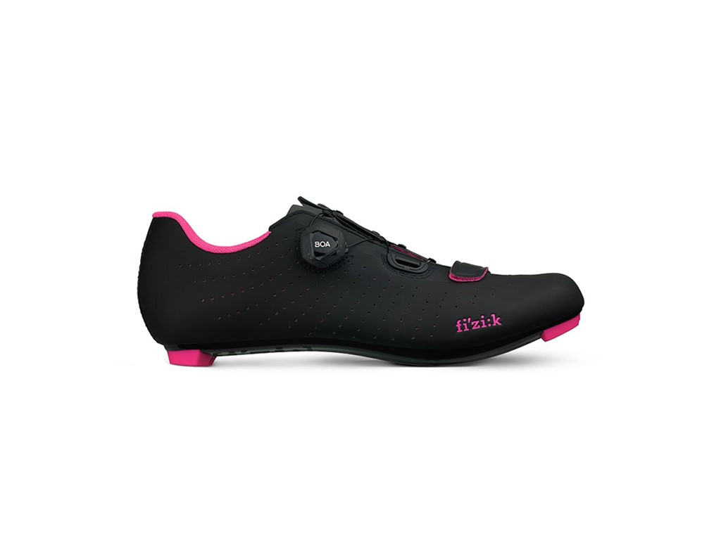 FIZIK Shoes Tempo R5 Overcurve Black/Pink Fluo Size 46 (TPR5OCMI1-1092-46)