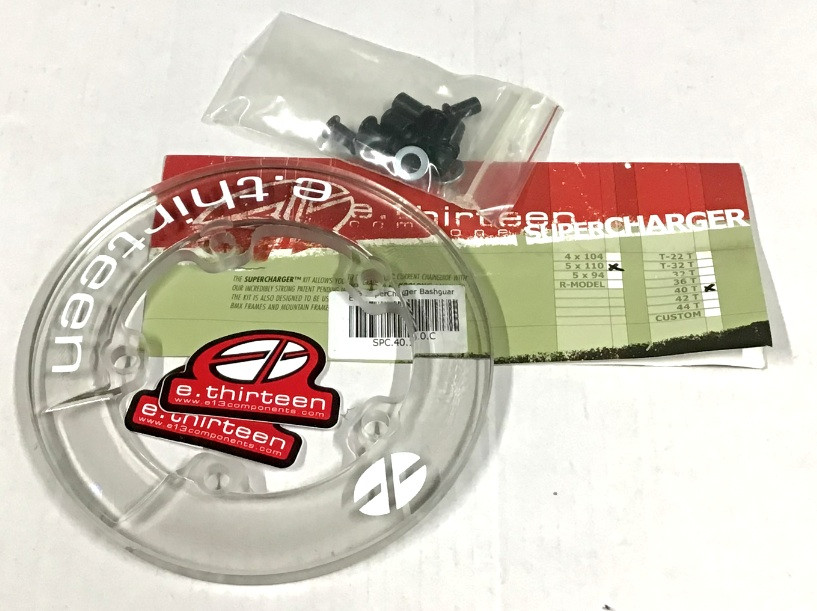 E*THIRTEEN Bashguard Supercharger 40t Clear (SPC.40.110.C)